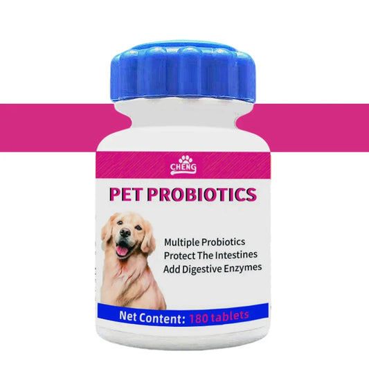 Pet Digestive Health Probiotic Supplements for Cats and Dogs